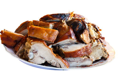 Spanferkelbraten